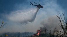 Πυρκαγιά σε δασική έκταση στα Λευκόγεια Δράμας