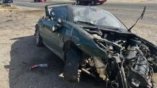 Σοβαρό τροχαίο με μεθυσμένο οδηγό στο Αγρίνιο: Το αυτοκίνητο μετατράπηκε σε άμορφη μάζα, νοσηλεύονται οι επιβαίνοντες