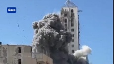 Γάζα: Ο ισραηλινός στρατός ισοπέδωσε το ψηλότερο κτίριο στην Πόλη της Γάζας - Δείτε βίντεο 