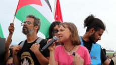 Ο διεθνής στολίσκος για τη Γάζα με την Γκρέτα Τούνμπεργκ αναχώρησε από την Τυνησία