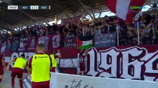 Ο Τσάκλα της ΑΕΛ... φίλησε τη σημαία της Παλαιστίνης μετά το γκολ της ισοφάρισης απέναντι στην ΑΕΚ - Βίντεο 