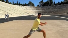 Ο Νόβακ Τζόκοβιτς στο Παναθηναϊκό Στάδιο