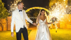 Ο Παναγιώτης Τριβυζάς παντρεύτηκε και βάφτισε την κόρη του - Δείτε βίντεο και φωτογραφίες