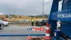 Καραμπόλα τεσσάρων ΙΧ κι ενός φορτηγού στη Θεσσαλονίκης – Μουδανιών, δύο άτομα τραυματίστηκαν