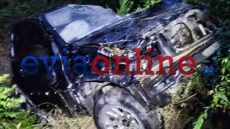 Αυτοκίνητο έπεσε σε χαράδρα 150 μέτρων στη Βόρεια Εύβοια - Ένας νεκρός
