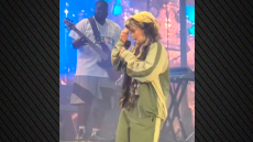 Νέα Υόρκη: Η στιγμή της κατάρρευσης στη σκηνή της 24χρονης τραγουδίστρια Λόλα Γιανγκ σε συναυλία