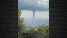 Υδροστρόβιλος στον Αργοσαρωνικό το πρωί της Τετάρτης
