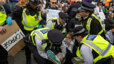 Επεισόδια στο Λονδίνο σε διαδήλωση κατά της απαγόρευσης της Palestine Action - Δεκάδες συλλήψεις
