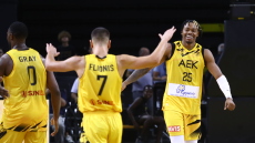 Νικηφόρα πρεμιέρα για την ΑΕΚ στο Basketball Champions League, 69-53 τη Ρίγα στη Λετονία - Βίντεο 