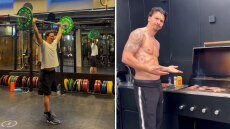 Ο Ιμπραΐμοβιτς δεν σταματά να σηκώνει βάρη και μετά... κερνάει τον εαυτό του μπάρμπεκιου! - Βίντεο
