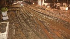 Άνδρος: Υπερχείλισε ποτάμι λόγω καταιγίδας - Πλημμύρισαν με λάσπη οι δρόμοι, δείτε φωτογραφίες