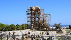 Αποκατάσταση του Ιερού του Πύθιου Απόλλωνος, στην αρχαία ακρόπολη της Ρόδου - Δείτε φωτογραφίες