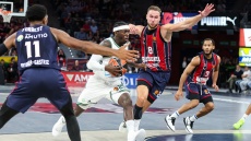 Euroleague: Διπλό του Παναθηναϊκού στη Βιτόρια και της Μονακό στο Μιλάνο - Νίκες για Παρτιζάν, Παρί και Ρεάλ, δείτε βίντεο 