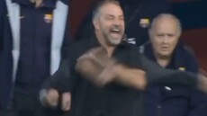 Ξέφυγε ο Φλικ: Έκανε άσεμνη χειρονομία στο νικητήριο γκολ της Μπαρτσελόνα - «Ήταν μια έκρηξη της στιγμής», σχολίασε ο ίδιος - Βίντεο 