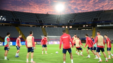 Ολυμπιακός: Η τελευταία προπόνηση στο Μονζουίκ πριν από τη μάχη με την Μπαρτσελόνα - Βίντεο, φωτογραφίες 