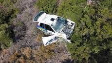 Ατύχημα σε αγώνα ταχύτητας στην Κρήτη: Αυτοκίνητο έφυγε σε γκρεμό,  «τίτλοι τέλους για το λιοντάρι μας» έγραψε ο οδηγός - Δείτε βίντεο