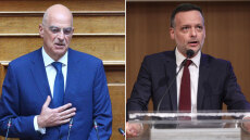 Συνάντηση Δένδια με Δούκα στο υπουργείο Εθνικής Άμυνας για το Μνημείο του Αγνώστου Στρατιώτη