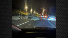 Τροχαίο στην Αθηνών - Λαμίας στο ύψος της Υλίκης - Δείτε φωτογραφίες