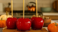 Candy apples: Φτιάχνουμε καραμελωμένα μήλα για το Halloween party