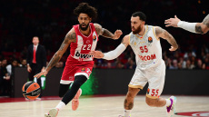 Ολυμπιακός - Μονακό  87-92: «Άλωσε» το ΣΕΦ η ομάδα του Σπανούλη - Βίντεο 