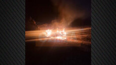 Βίντεο ντοκουμέντο από τη στιγμή που καίγεται το τζιπ των εκτελεστών του Γιάννη Λάλα στην Αράχωβα