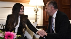 Στο Υπουργείο Εξωτερικών η Κίμπερλι Γκιλφόιλ, συναντήθηκε με τον Γεραπετρίτη - Δείτε φωτογραφίες