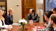 Το Κυπριακό και ο ρόλος της Κύπρου στη Μέση Ανατολή στο επίκεντρο της συνάντησης της συνάντησης Χριστοδουλίδη - Κάλλας