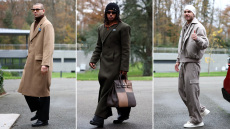  Η άφιξη της Εθνικής Γαλλίας στο ξενοδοχείο θύμισε πάλι... πασαρέλα - Με δίχρωμη τσάντα και παλτό με βάτες ο Κουντέ, με cargo φόρμα ο Ερναντέζ