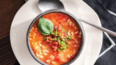Ντοματόσουπα με ρύζι

