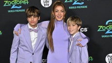 Σακίρα: Η ασορτί εμφάνιση της Σακίρα με τους γιους της στην πρεμιέρα του «Zootopia 2» - Δείτε φωτογραφίες