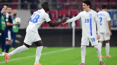 Ελλάδα - Σκωτία: Πρώτη εμφάνιση του Τεττέη  με την γαλανόλευκη - Βίντεο 