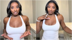 Η Σιμόν Μπάιλς περιγράφει τη στιγμή πανικού που ένιωσε μετά την αυξητική στήθους: «Έφτασαν μέχρι τον λαιμό μου»
