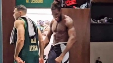 Παναθηναϊκός: Ξέσπασαν ξανά μαζί Σλούκας και Φαρίντ στα αποδυτήρια μετά τη νίκη με την Ντουμπάι - Δείτε βίντεο