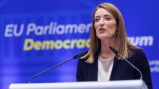 Στην Αθήνα την Παρασκευή η πρόεδρος του Ευρωπαϊκού Κοινοβουλίου Ρομπέρτα Μέτσολα