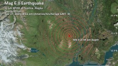 Σεισμός 6 Ρίχτερ στην Αλάσκα - Δεν εκδόθηκε προειδοποίηση για τσουνάμι