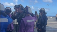 ΗΠΑ: Ο υπουργός Άμυνας Χέγκσεθ επισκέφθηκε το αεροπλανοφόρο «Gerald R. Ford» στην Καραϊβική - Βίντεο