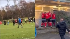 Σύρραξη σε ερασιτεχνικό αγώνα στο Μπέλφαστ: Γροθιές στο γήπεδο και ξυλοδαρμός στα αποδυτήρια - Βίντεο