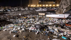 Πλημμύρισε με σκουπίδια από την Αλβανία το Ντουμπρόβνικ – Τα παρέσυραν θαλάσσια ρεύματα μετά από κακοκαιρία
