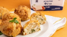 Κροκέτες με φέτα και σπανάκι στο air fryer