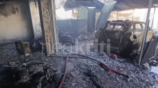 Κάηκαν ένα αυτοκίνητο και τέσσερις μηχανές μετά από φωτιά σε πυλωτή πολυκατοικίας στα Χανιά, δείτε βίντεο και φωτογραφίες