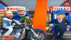 Οι Ινδοί έκαναν καρτούν τους Μόντι και Πούτιν - Οδηγούν παρέα ένα μηχανάκι και αγνοούν τον Τραμπ όταν πάνε να βάλουν καύσιμα, δείτε βίντεο