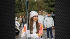 Κιμπερλί Γκιλφόιλ: Προνόμιο να τρέξω με την Ολυμπιακή φλόγα στη λαμπαδηδρομία κάτω από την Ακρόπολη