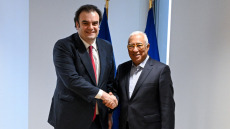 Συνάντηση του Κυριάκου Πιερρακάκη με τον Πρόεδρο του Ευρωπαϊκού Συμβουλίου Αντόνιο Κόστα