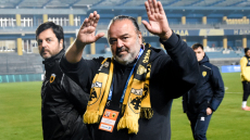 AEK: Αποθέωση για Ηλιόπουλο και παίκτες μετά το διπλό στο Αγρίνιο, δείτε βίντεο και φωτογραφίες 