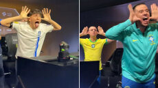 Viral τα βίντεο από το παγκόσμιο πρωτάθλημα FIFA στο κινητό: Ο πανηγυρισμός του Έλληνα και η απάντηση του Βραζιλιάνου
