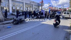 Ένας τραυματίας έπειτα από σύγκρουση μηχανής με αγροτικό στα Χανιά, δείτε φωτογραφίες