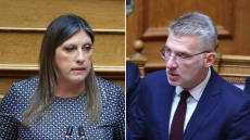 Η Ζωή επιτέθηκε και στη σύζυγο Σκέρτσου - Είστε θύτης των γυναικών, απάντησε ο υπουργός, δείτε το βίντεο