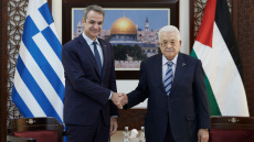 Μητσοτάκης: Σημαντικός ο διάλογος για την ειρήνη στη Γάζα με σεβασμό στο διεθνές δίκαιο - Αμπάς: Ευχαριστώ την Ελλάδα για τη στήριξη στα δικαιώματά μας