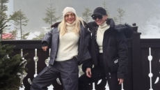 Άννα Βίσση: Χριστούγεννα στο Κουρσεβέλ με τα εγγόνια της