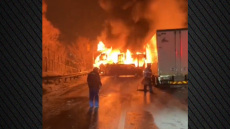 Κόλαση φωτιάς σε καραμπόλα 50 αυτοκινήτων στην Ιαπωνία, δείτε βίντεο